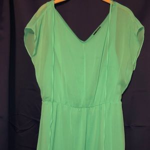 Limited sea foam green mini dress